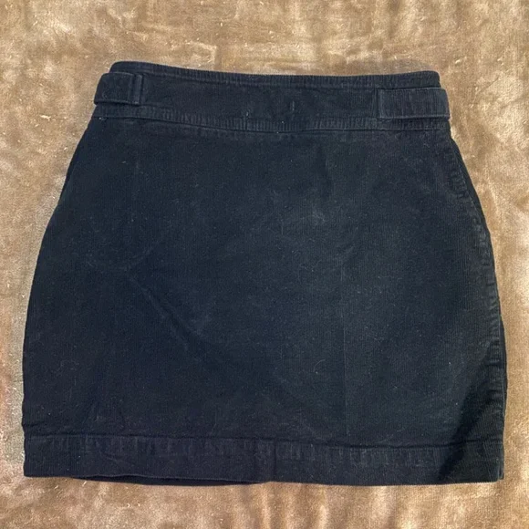 Corduroy Skirt w/ Zipper - Picture 3 of 3